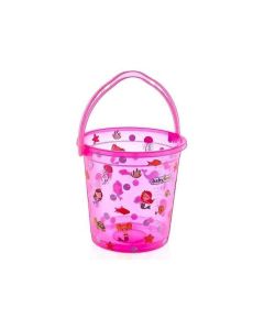 BABYJAM Kofica za kupanje bebe - pink transparent ocean