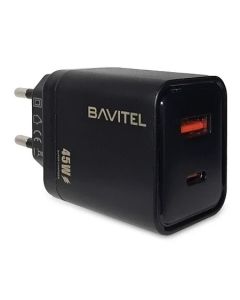 BAVIN Bavitel punjač 45W Usb A+ Type C, crna