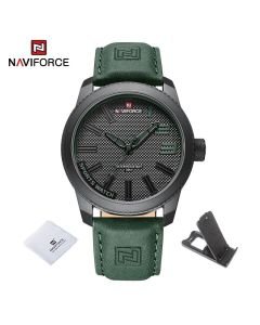 Naviforce Muški ručni sat, Kvarcni mehanizam, Crno kućište, Zeleni, NF9202 G/B - AN3TSQ7QOV