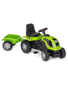 EUROBAJK Dečiji traktor na pedale sa prikolicom MMX,  zelena - 9226
