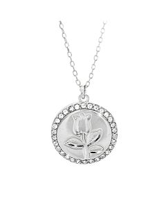 Srebrna ogrlica sa Swarovski kristalima 92300374 CR