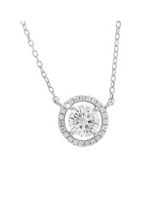 Srebrna ogrlica sa Swarovski kristalima 92300427 CR