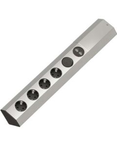 BACHMANN CASIA Ugaona uticnića ALU 4 x šuko, prekid.2xUSB punjač - 923.008