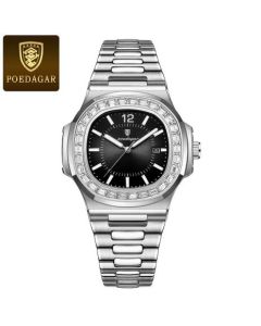 925 Poedagar muški sat crni