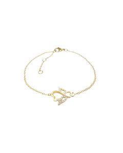 Srebrna narukvica, pozlata 92500406 G-C