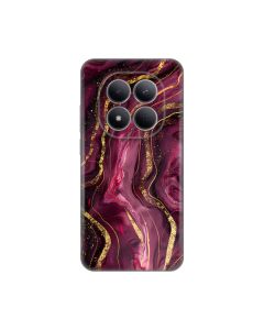 Maska za Xiaomi Redmi Note 15 Pro 5G Burgundy Silikonska Print