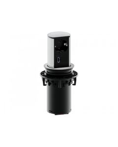 BACHMANN DUE dvodelni plastic. poklopac za DUE ugradni modul, inox - 928.017