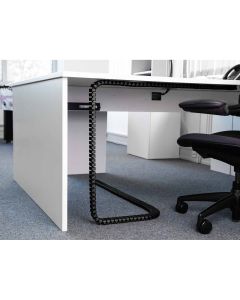 BACHMANN Fleksi kanalica-zmija pravougaona dim.23x54x1000mm, crna - 930.030