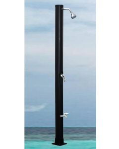 NERO Solarni tuš 20L crni ravni sa nožnom slavinom H=220cm - 9346