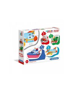 CLEMENTONI Puzzle My First Means of Transport  2-3-4-5