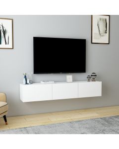 HANAH HOME Zidna TV komoda Denby, bela