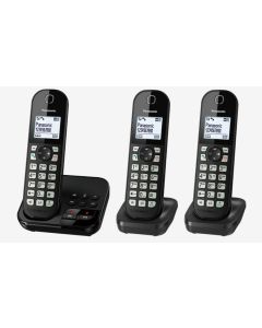 PANASONIC Bežični telefon KX-TGC463GB sa 3 slušalice i sekretaricom