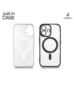 JUST IN CASE 2u1 Extra case MAG MIX paket za iPhone 16, crna - MAG116BK