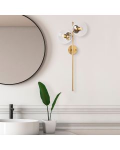 OPVIQ Zidna lampa Fazli 10405, zlatna/providna