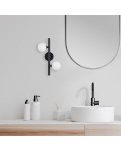 OPVIQ Zidna lampa Domino 11038, crna/bela