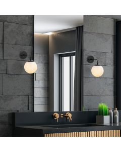 OPVIQ Zidna lampa Viran 10905, crna/bela