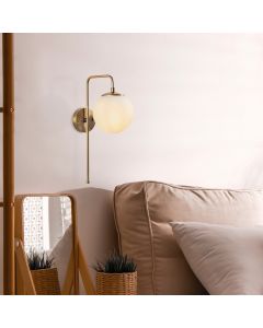 OPVIQ Zidna lampa Viran 10925, zlatna/bela