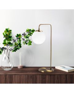 OPVIQ Stona lampa Viran 10975, bela/zlatna