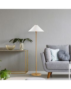 OPVIQ Podna lampa Mixed 11512, bela/zlatna
