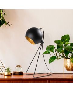 OPVIQ Stona lampa Mixed 11500, crna/zlatna