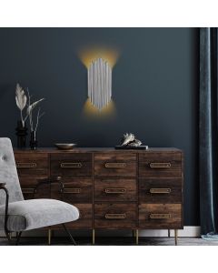OPVIQ Zidna lampa Kara 1334, srebrna