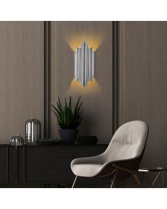 OPVIQ Zidna lampa Reis 13342, srebrna
