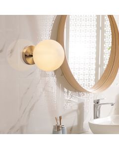 OPVIQ Zidna lampa Atmaca 10240, zlatna/bela