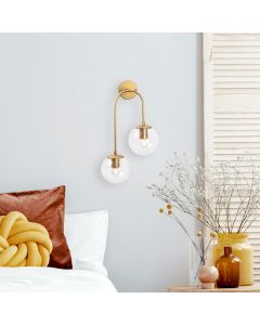 OPVIQ Zidna lampa Jewel 10580, zlatna/providna