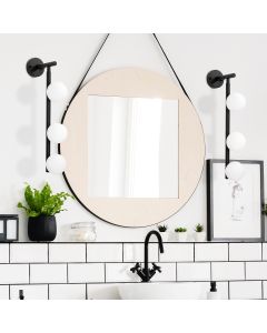 OPVIQ Zidna lampa Domino 11040, crna/bela