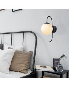 OPVIQ Zidna lampa Jewel 10555, crna/bela