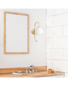 OPVIQ Zidna lampa Jewel 10565, zlatna/bela