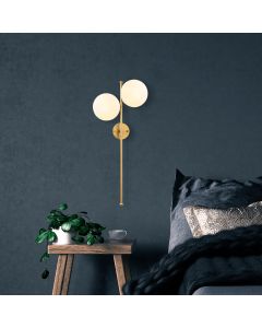 OPVIQ Zidna lampa Fazli 10410, bela/zlatna