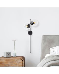 OPVIQ Zidna lampa Fazli 10415, crna/providna