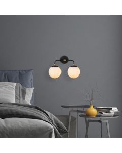 OPVIQ Zidna lampa Horn 12212, crna/bela