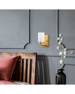 OPVIQ Zidna lampa Hania 13175, bela/zlatna
