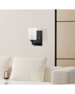 OPVIQ Zidna lampa Hania 13176, crna/bela