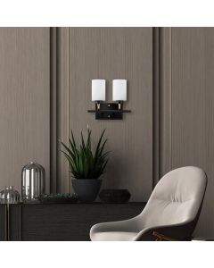 OPVIQ Zidna lampa Yensuk 13122, crna/bela