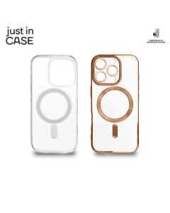 JUST IN CASE 2u1 Extra case MAG MIX paket za iPhone 16 Pro, roza - MAG117PK