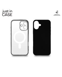 JUST IN CASE 2u1 Extra case MAG MIX PLUS paket za iPhone 16 Plus, crna - MAGPL118BK