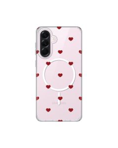 Maska za Samsung A566B Galaxy A56 Red Hearts Print Magsafe