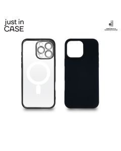 JUST IN CASE 2u1 Extra case MAG MIX PLUS paket za iPhone 16 Pro Max, crna - MAGPL119BK