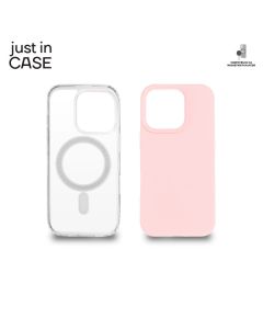 JUST IN CASE 2u1 Extra case MAG MIX PLUS paket za iPhone 16 Pro Max, roza - MAGPL119PK