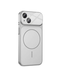 Maska za iPhone 15 6.1 srebrna Magsafe LookLike