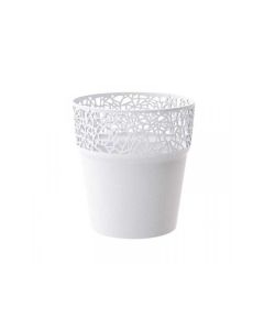 Prosperplast DTRE145-S449 Saksija Tre 15x15cm Bela - 95043