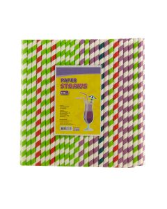 Slamčice papirne 100/1 8x220mm mix unl-1468 - 95065-1