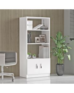 HANAH HOME Polica za knjige Vo4-W, bela