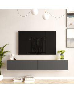 HANAH HOME TV komoda Fr11-A, siva/braon