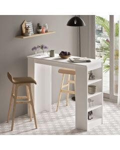 HANAH HOME Barski sto St1-W, bela