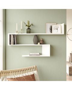 HANAH HOME Zidna polica WL10-W, bela