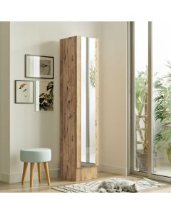 HANAH HOME Ormar sa ogledalom Ml14-A, braon